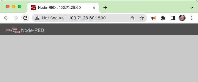 Accessing Node-RED via the VPN